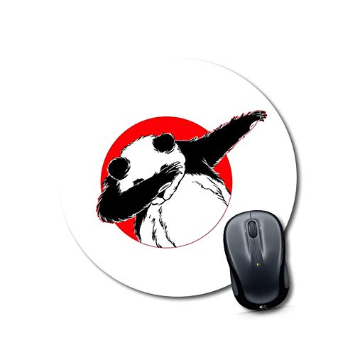 Dabbing Panda Round Mouse Pad