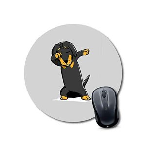 mousepad mat unicorn dab Mouse pad Round Mouse Pad for Laptop/pc (9X9 Inches)