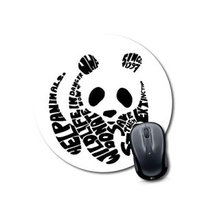 700mm x 300mm mousepad panda Mouse pad for girls Round Mouse Pad for Laptop/pc (9X9 Inches)