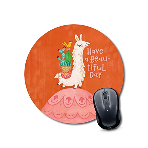 Crafty Worth mouse pad for round laptop Mouse pad for girls under 100 Round Mouse Pad for Laptop/pc (9X9 Inches)