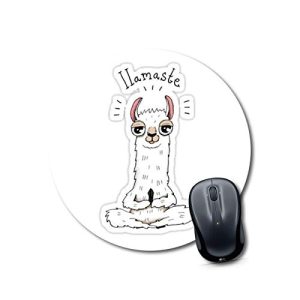 mouse pad for hand support Mouse pad for girls cute Round Mouse Pad for Laptop/pc (9X9 Inches)