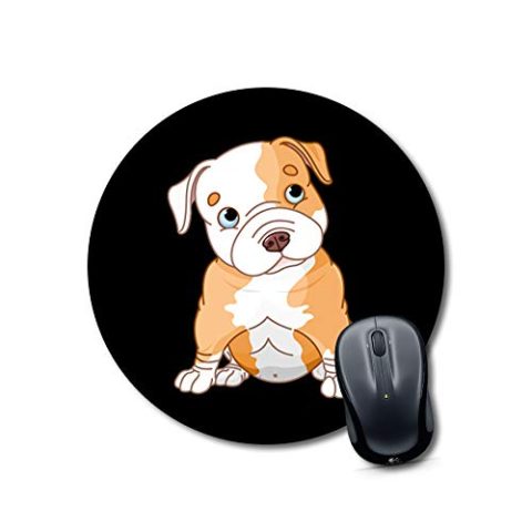 Crafty Worth mouse pad for macbook dogs neck Mouse pad Round Mouse Pad for Laptop/pc (9X9 Inches)