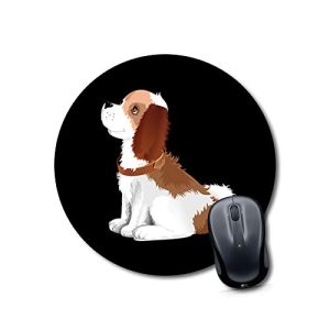 mousepad for pc gaming anime dog metal Mouse pad Round Mouse Pad for Laptop/pc (9X9 Inches)