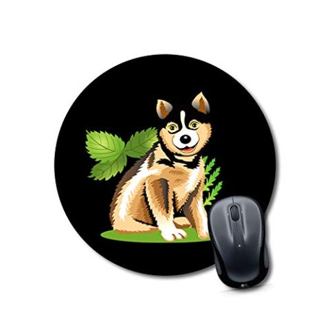 Crafty Worth mousepad for pc gaming under 200 dog mom Mouse pad Round Mouse Pad for Laptop/pc (9X9 Inches)