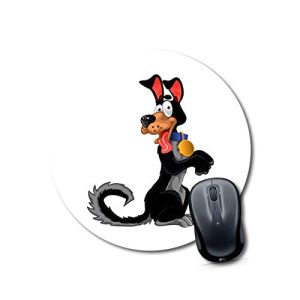 mousepad for wireless mouse puppy dogs Mouse pad Round Mouse Pad for Laptop/pc (9X9 Inches)