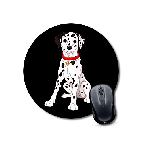 Crafty Worth mousepad for laptop wireless dog Mouse pad cute Round Mouse Pad for Laptop/pc (9X9 Inches)