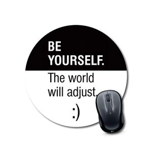 mousepad for laptop yaya cafe quotes Mouse pad for love Round Mouse Pad for Laptop/pc (9X9 Inches)