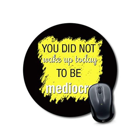 Crafty Worth mouse pad for magic mouse love quotes Mouse pad Round Mouse Pad for Laptop/pc (9X9 Inches)