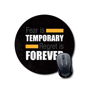 mouse pad for magic mouse 2 quotes Mouse pads for boys Round Mouse Pad for Laptop/pc (9X9 Inches)