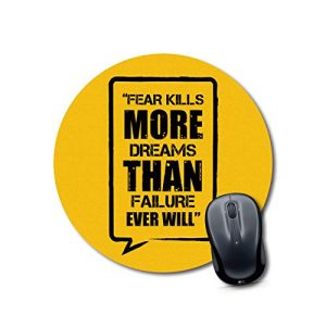 mouse pad for macbook air car Mouse pad for men with quotes with led light Round Mouse Pad for Laptop/pc (9X9 Inches)
