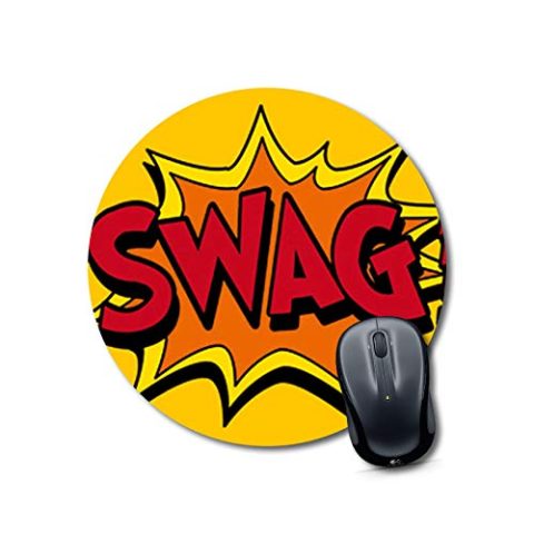 Crafty Worth mousepad for pc gaming anime love quotes Mouse pad Round Mouse Pad for Laptop/pc (9X9 Inches)