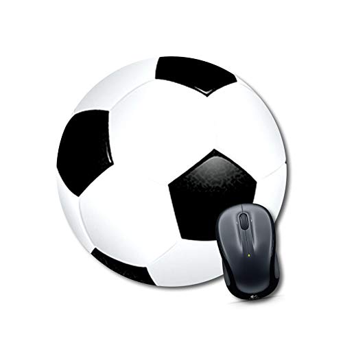 Round Football Design Mouse Pad