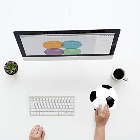 Crafty Worth mousepad for rat Mouse pad with quotes for boyfriend Round Mouse Pad for Laptop/pc (9X9 Inches) - alternate view