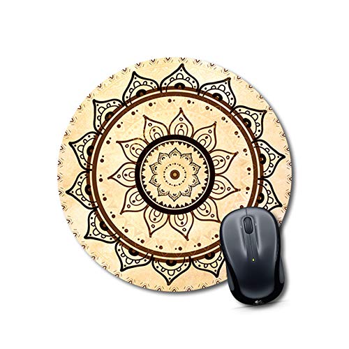 Round Mandala Art Mouse Pad