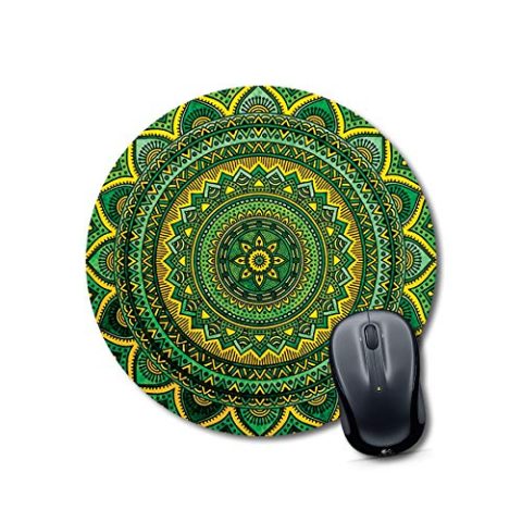 Crafty Worth round mouse pad bike Mouse pad quotes Round Mouse Pad for Laptop/pc (9X9 Inches)