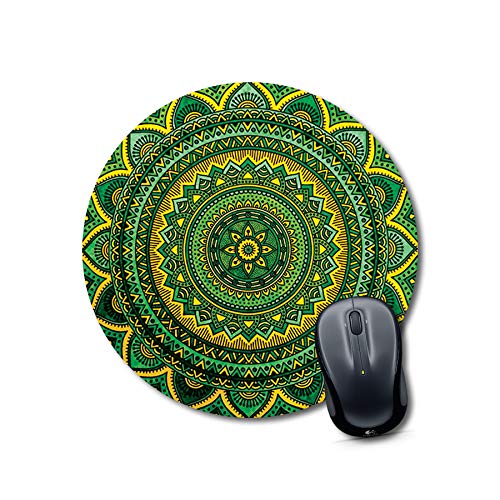 Crafty Worth round mouse pad bike Mouse pad quotes Round Mouse Pad for Laptop/pc (9X9 Inches)