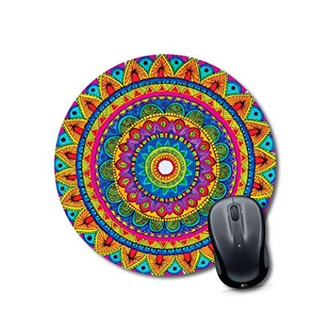 Crafty Worth round mouse pad for laptops Mouse pad with quotes for boyfriend Round Mouse Pad for Laptop/pc (9X9 Inches)