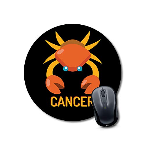 Cancer Zodiac Round Mouse Pad