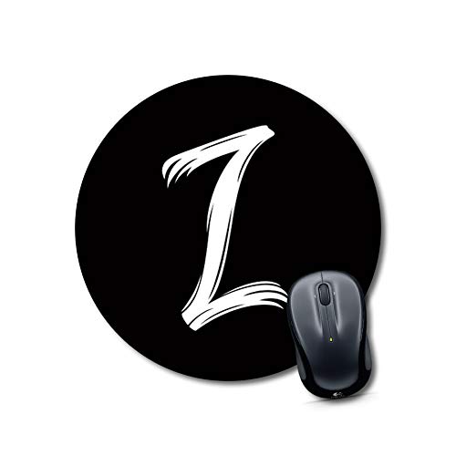 Alphabet Z Round Desk Mousepad