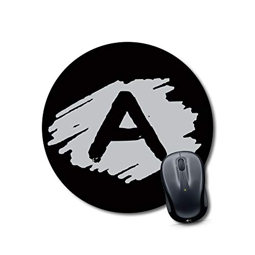 Alphabet A Round Mouse Pad