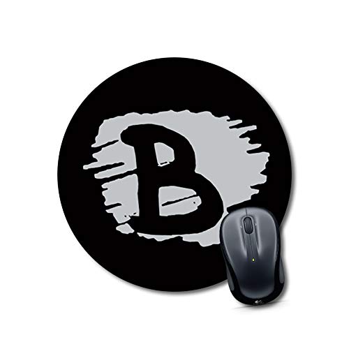 Alphabet B Round Mouse Pad