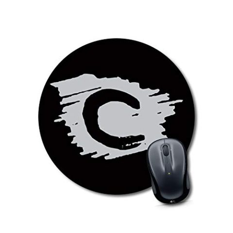 Crafty Worth mouse pad for daddy Alphabet C Mouse pad Round Mouse Pad for Laptop/pc (9X9 Inches)