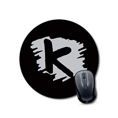 Crafty Worth mouse pad for free fire Alphabet K Mouse pad Round Mouse Pad for Laptop/pc (9X9 Inches) - alternate view