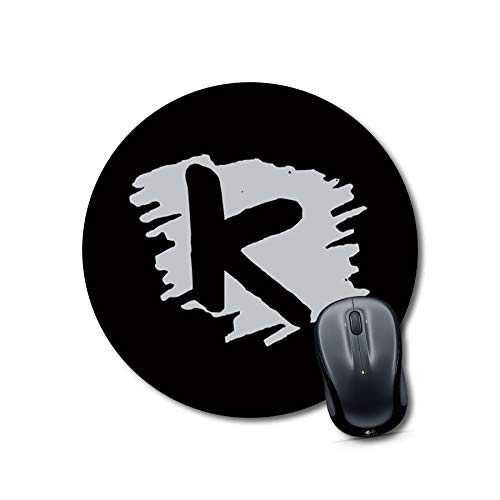 Round Letter K Gaming Mouse Pad