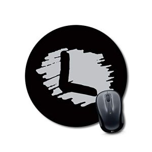 mouse pad for fortnite Alphabet L Mouse pad Round Mouse Pad for Laptop/pc (9X9 Inches)