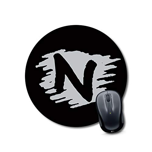 Alphabet N Round Desk Mousepad