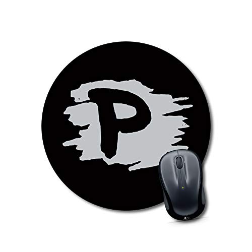 Alphabet Letter P Circular Mouse Pad