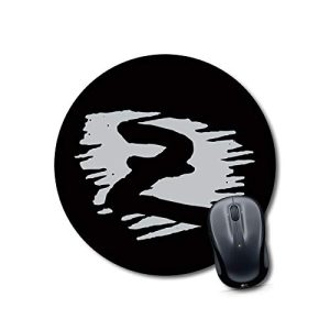 mouse pad for hand comfort Alphabet Z Mouse pad Round Mouse Pad for Laptop/pc (9X9 Inches)