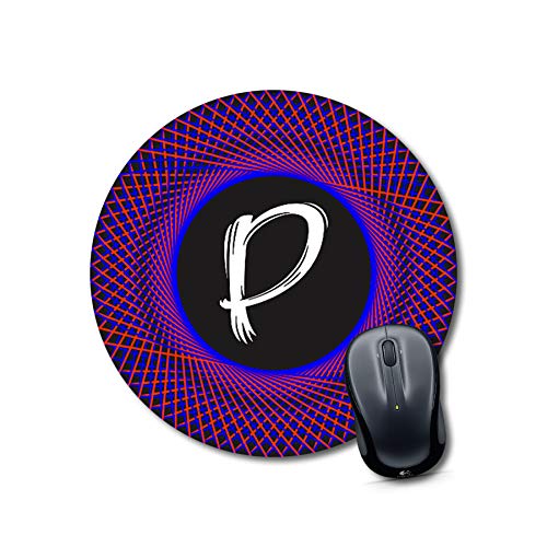 Alphabet P Wired-Mouse Pad 9x9
