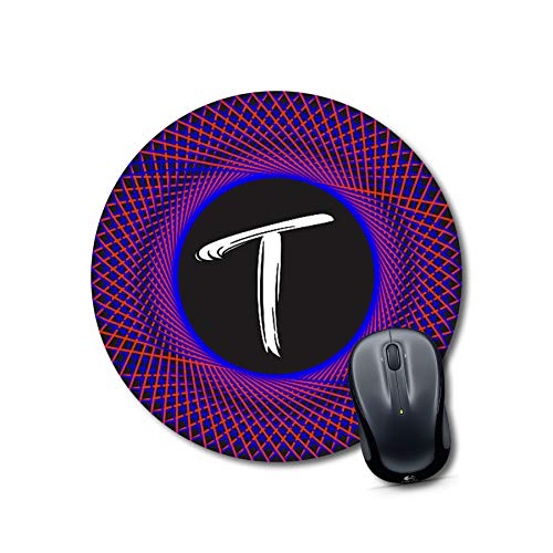 Alphabet T Work Mousepad 9x9