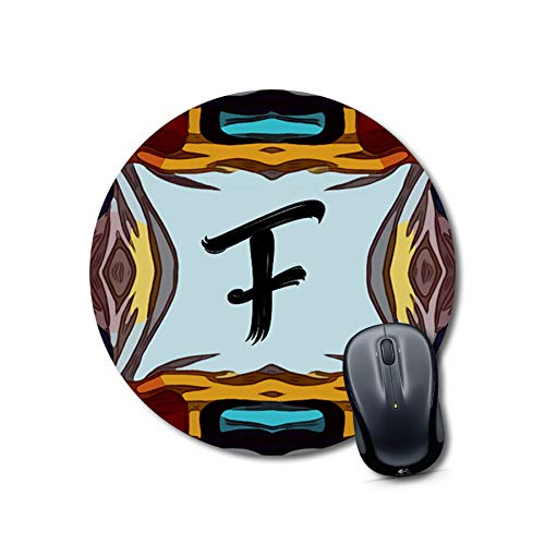 Alphabet F Gaming-Rest Mousepads 9x9