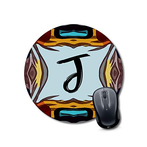 Alphabet J Anime Mousepad 9x9
