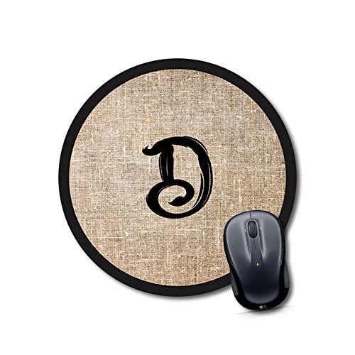 Alphabet D Dragon-Style Mousepad 9x9