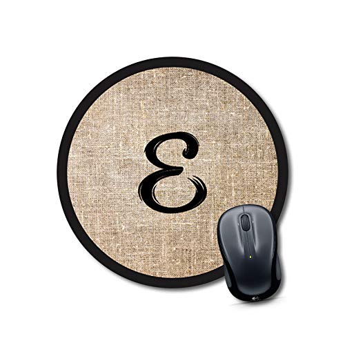 Alphabet E Desktop Mousepad 9x9