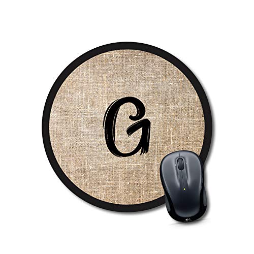 Alphabet G Desk Mousepad 9x9