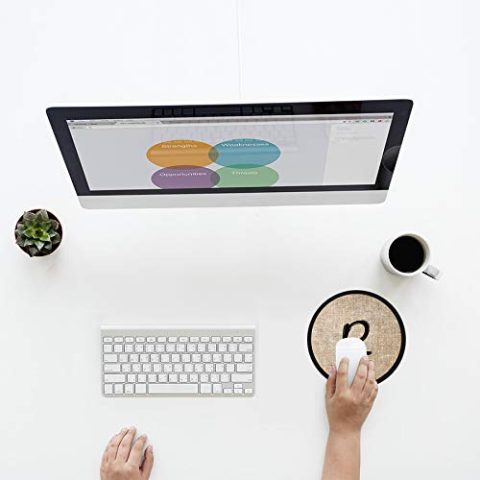 Crafty Worth mouse pad circle Alphabet R Mouse pad Round Mouse Pad for Laptop/pc (9X9 Inches) - alternate view