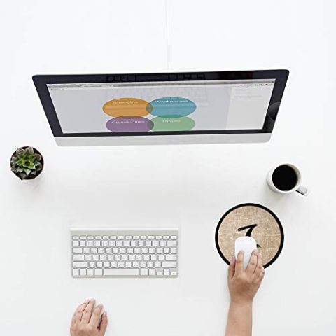 Crafty Worth mouse pad hard Alphabet Z Mouse pad Round Mouse Pad for Laptop/pc (9X9 Inches) - alternate view