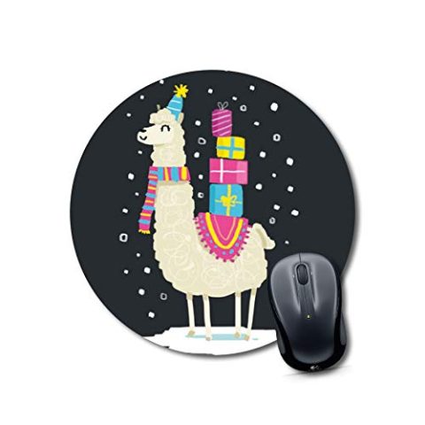 Crafty Worth mouse pad Mouse pad for girls stylish latest Round Mouse Pad for Laptop/pc (9X9 Inches)