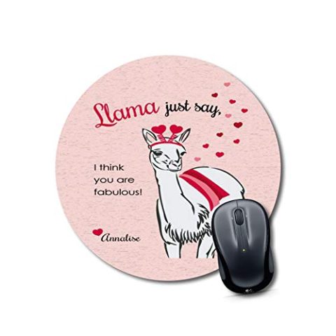 Crafty Worth mouse pad round round Mouse pad for girls cute Round Mouse Pad for Laptop/pc (9X9 Inches)