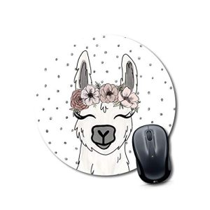 mouse pad combo Mouse pad for girls under 50 Round Mouse Pad for Laptop/pc (9X9 Inches)