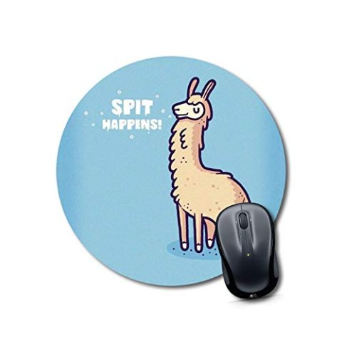 Crafty Worth mouse pad control type Mouse pad for girlfriend Round Mouse Pad for Laptop/pc (9X9 Inches)