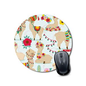 mouse pad cloth Mouse pad for girls stylish latest Round Mouse Pad for Laptop/pc (9X9 Inches)