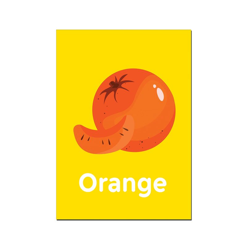 Educational Orange Fruit Jigsaw Puzzle