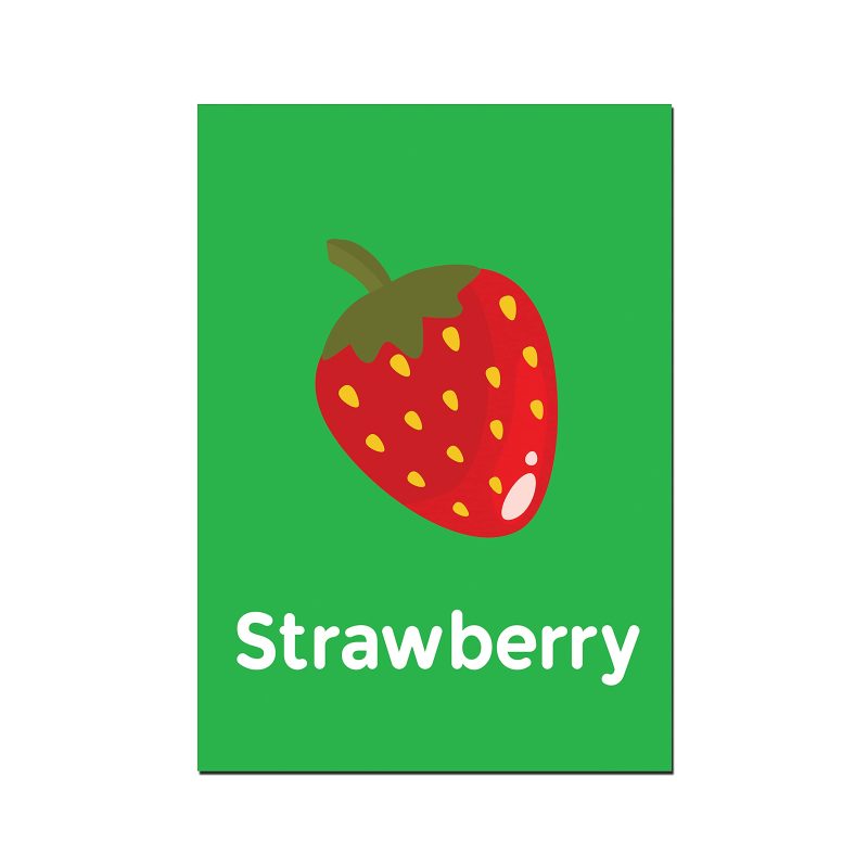 Educational Strawberry Illustration Jigsaw Puzzle