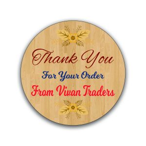 Crafty Worth wooden thank you packaging tags set of 12 - photo 3