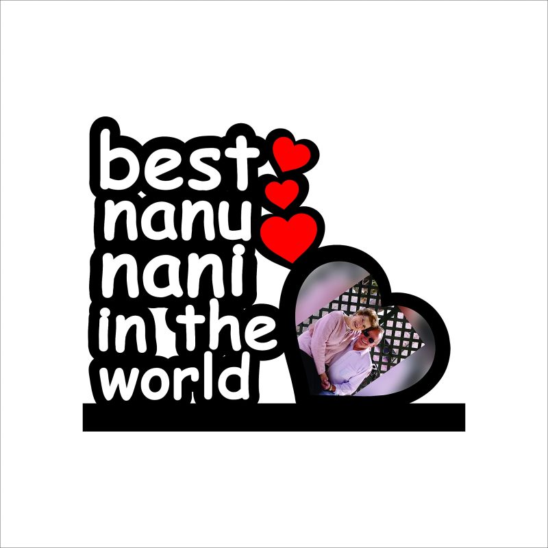 Crafty Worth | customized frame | customized gifts Customized Photo Stand Frame with Name 12x18 inch